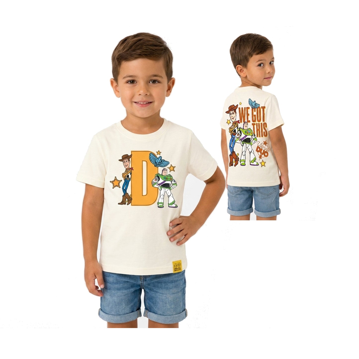 Toy Story Personalised T Shirt - Initial