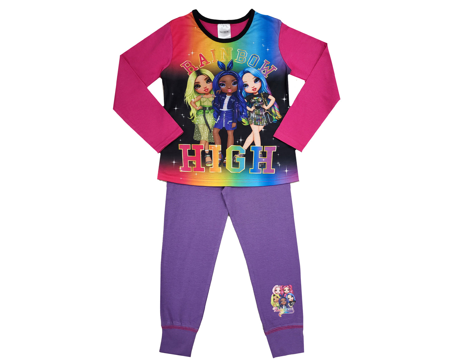 Girls Rainbow High Pyjamas - Stars