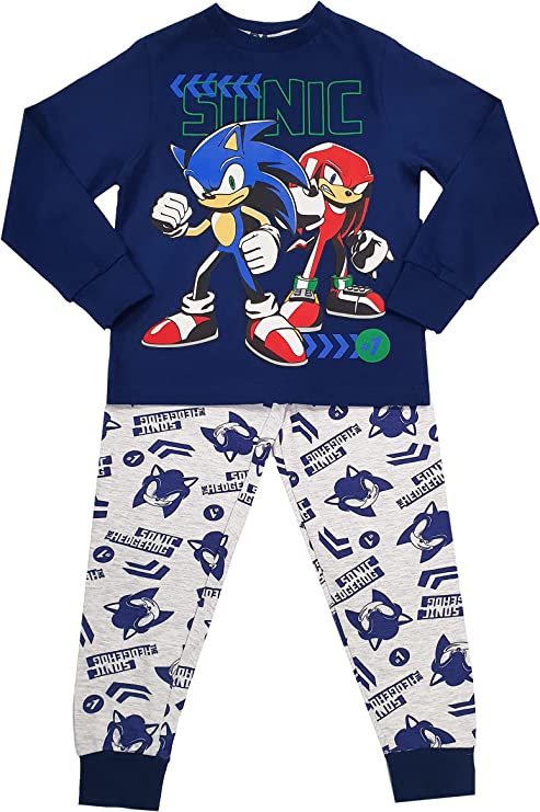 Boys Sonic Pyjamas Sonic Knuckles - Main Image