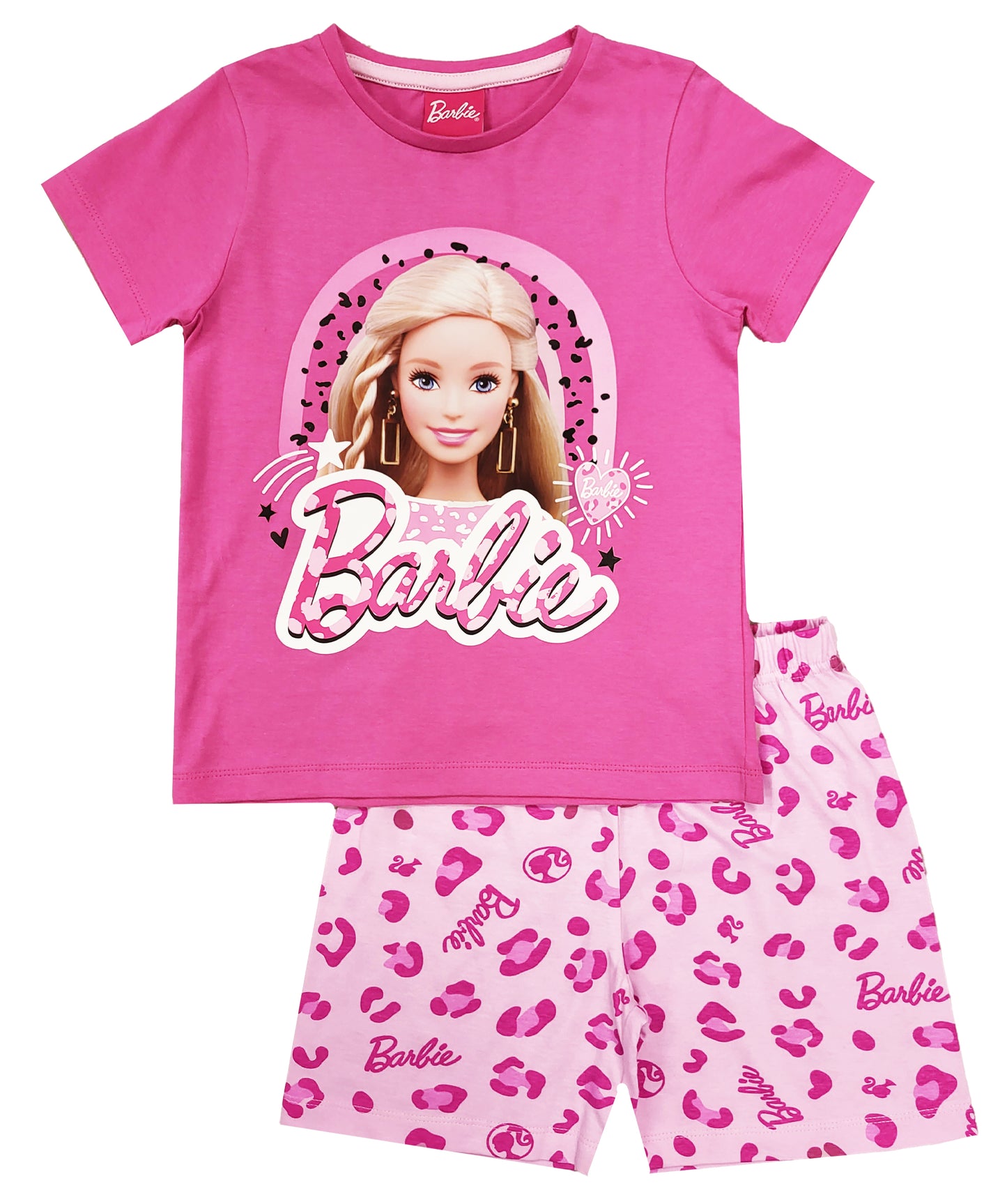 Girls Barbie Short Pyjamas