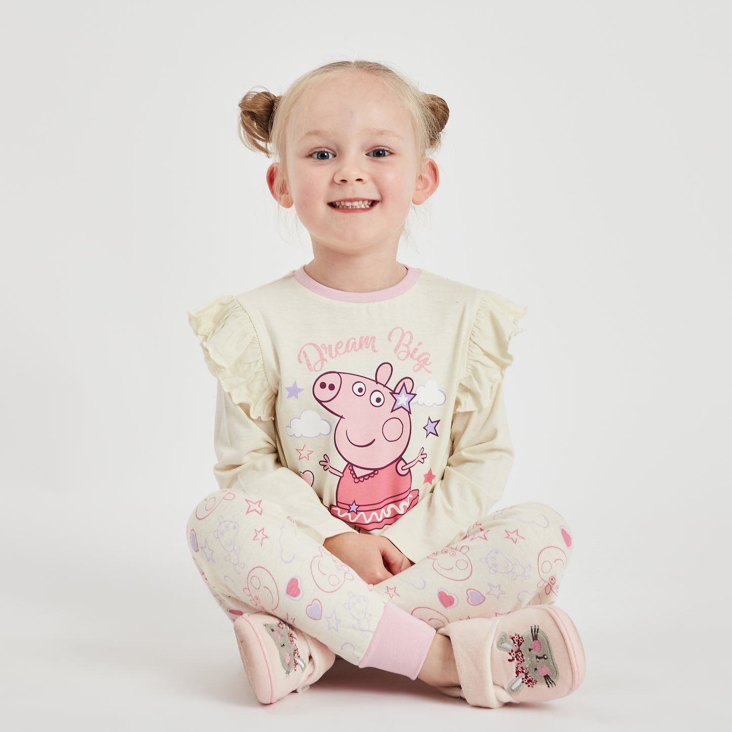 Girls Peppa Pig Pyjamas - Frill