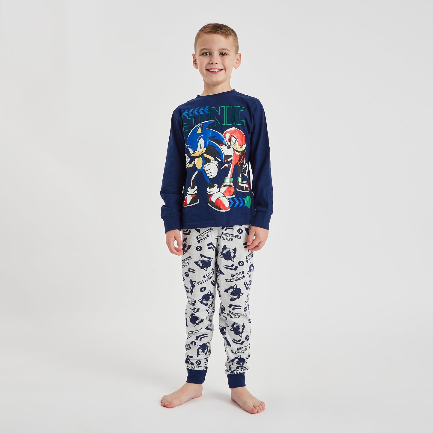 Sonic Dressing Gown & Pyjama Bundle - Sonic & Knuckles