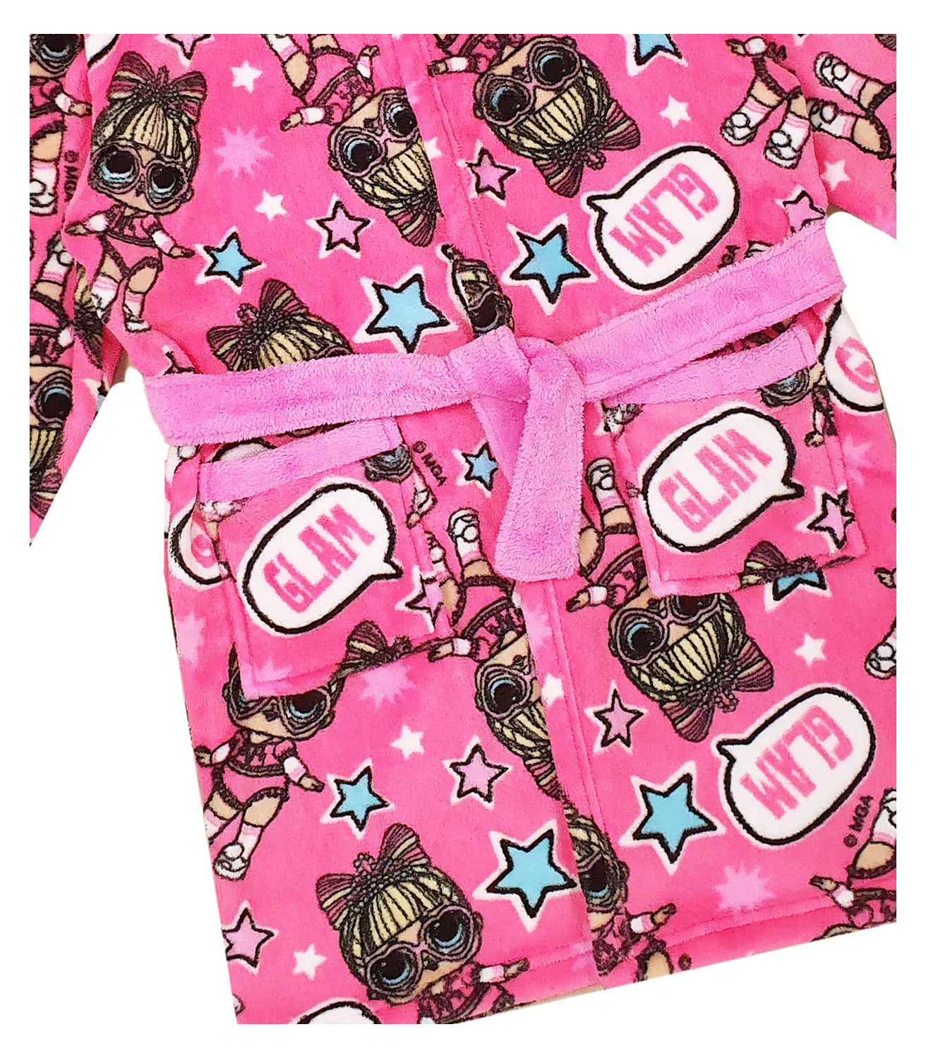 Girls LOL Surprise Pyjamas and Dressing Gown Set Bundle