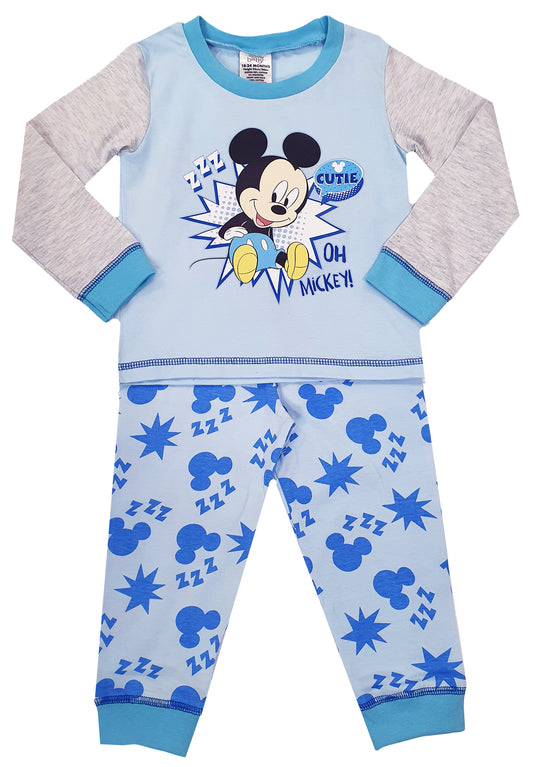 Baby Boy Disney Mickey Mouse Pyjamas - Cutie
