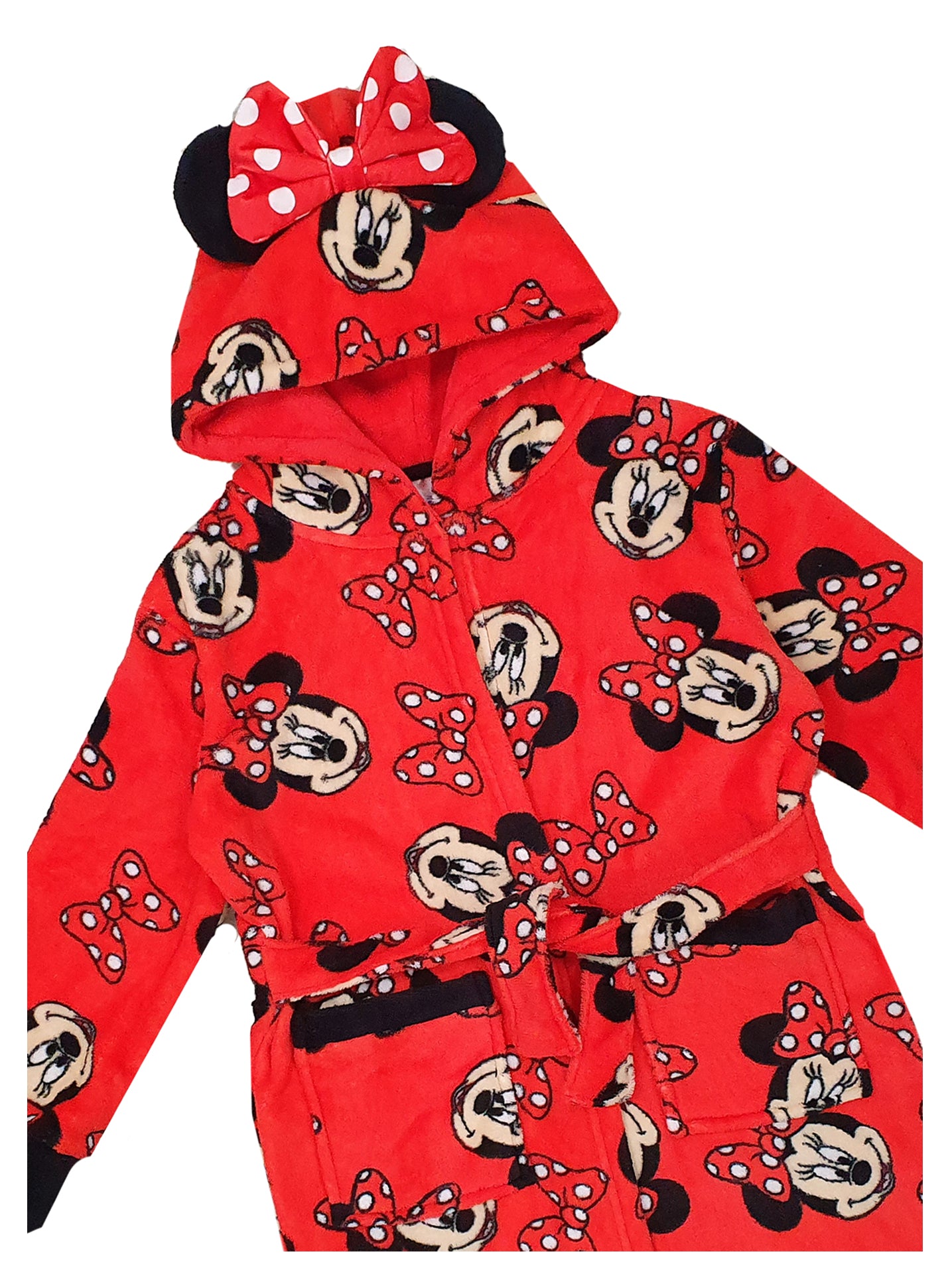 Girls Disney Minnie Mouse Dressing Gown Robe