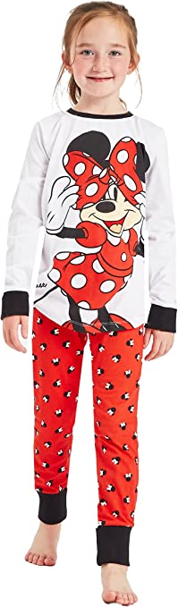 Girls Disney Minnie Mouse Pyjamas and Oversized Hoodie Set