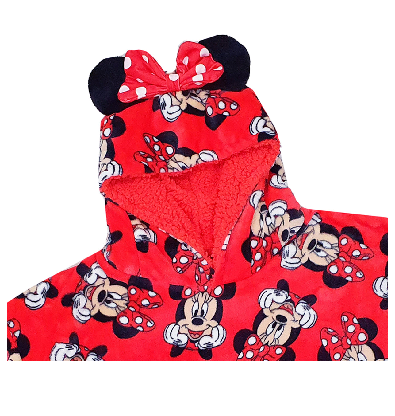 Girls Disney Minnie Mouse Oversized Hoody Hoodie