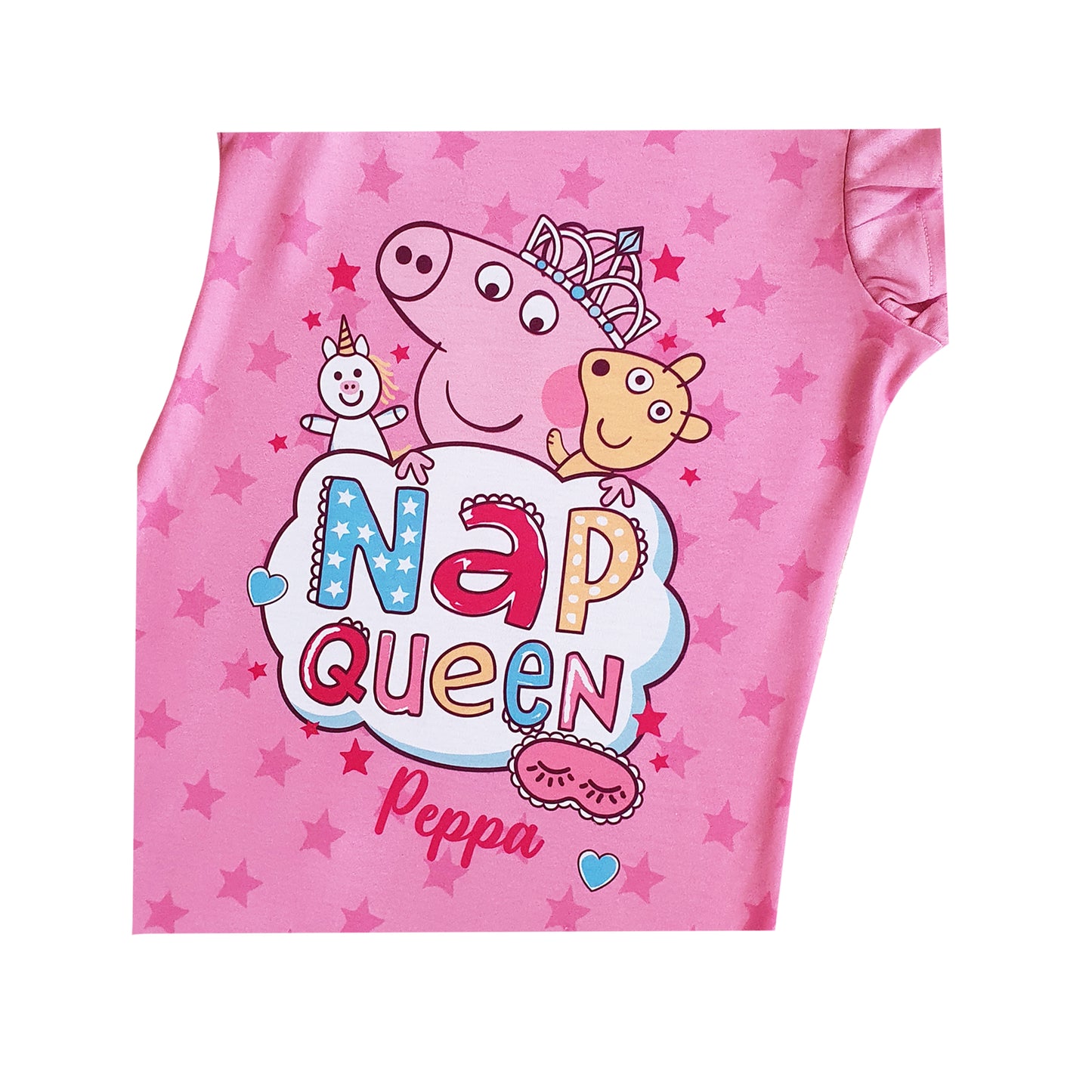 Girls Peppa Pig Nightdress Nap Queen
