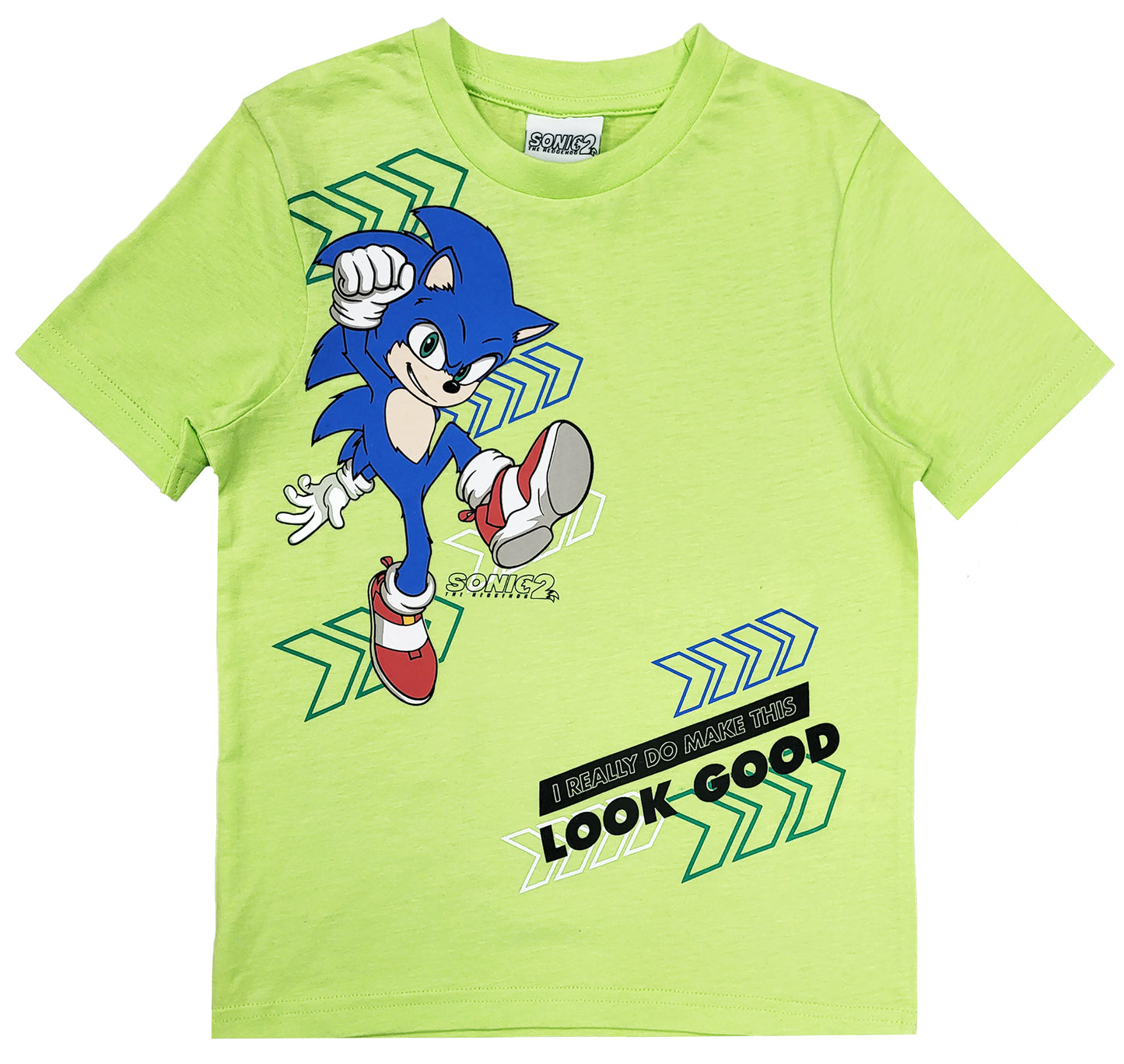 Boys Sonic Short Sleeved T Shirt