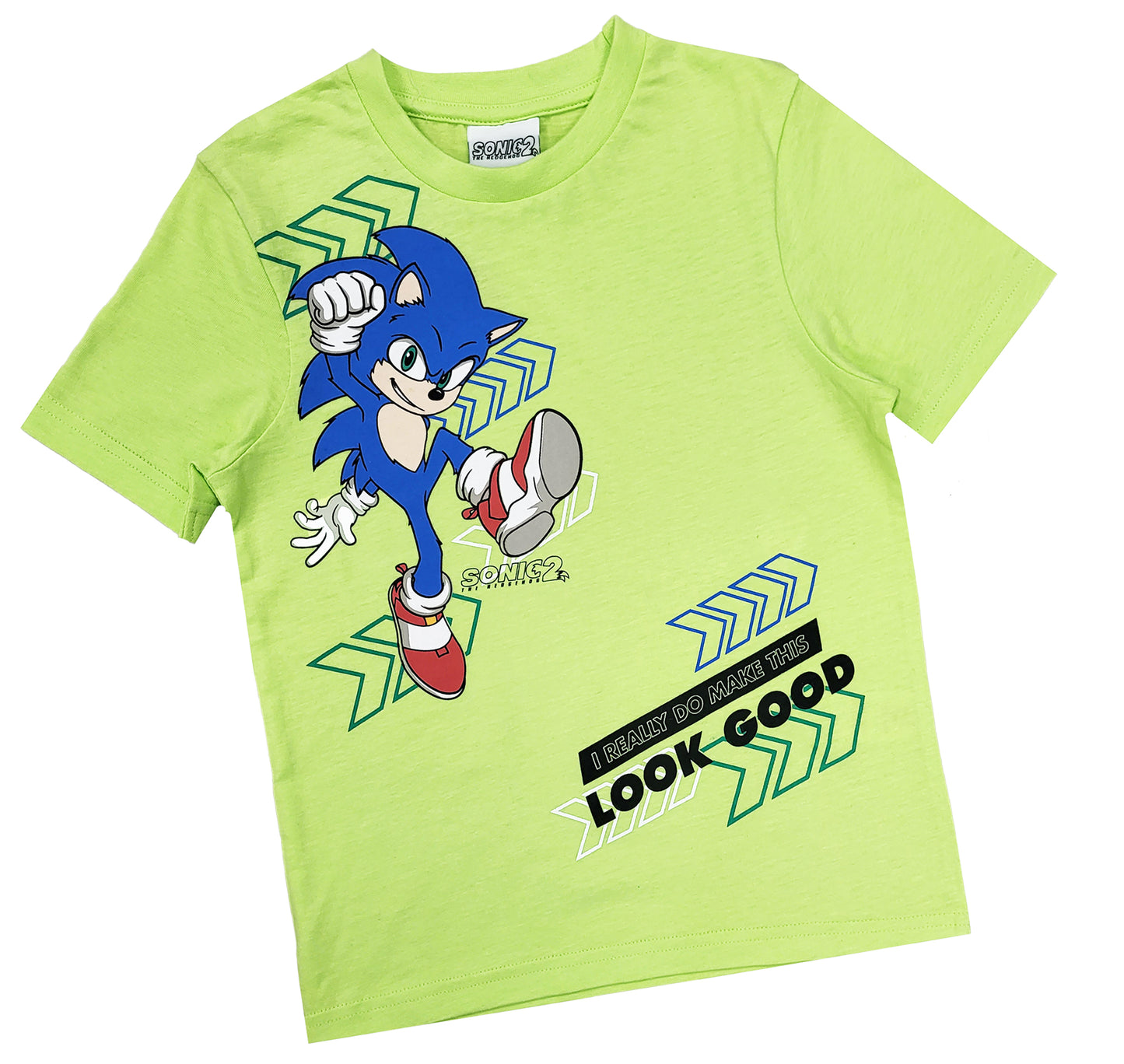 Boys Sonic Short Sleeved T Shirt