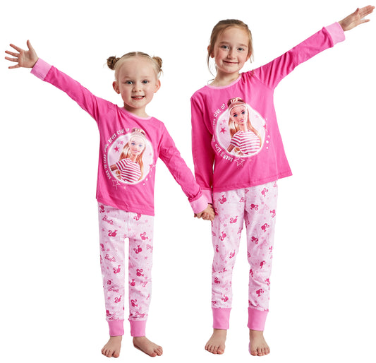Girls Barbie Pyjamas - Never Give Up