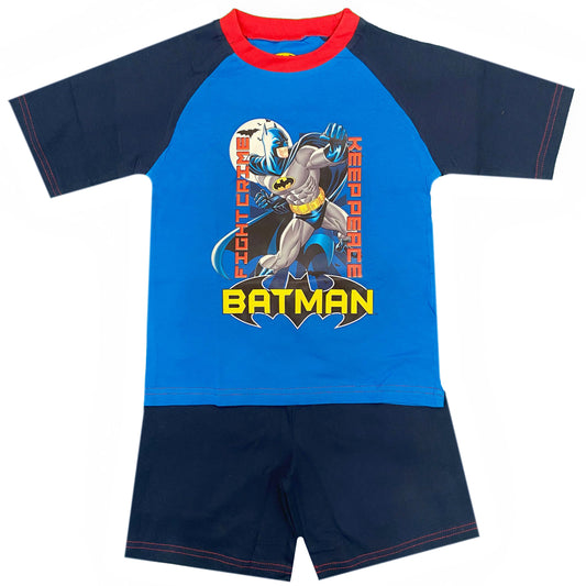 Boys Batman Short Pyjamas - Peace