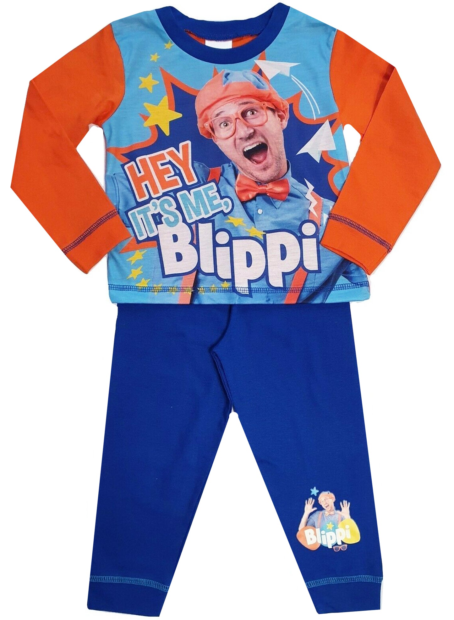Boys Blippi Pyjamas - Orange