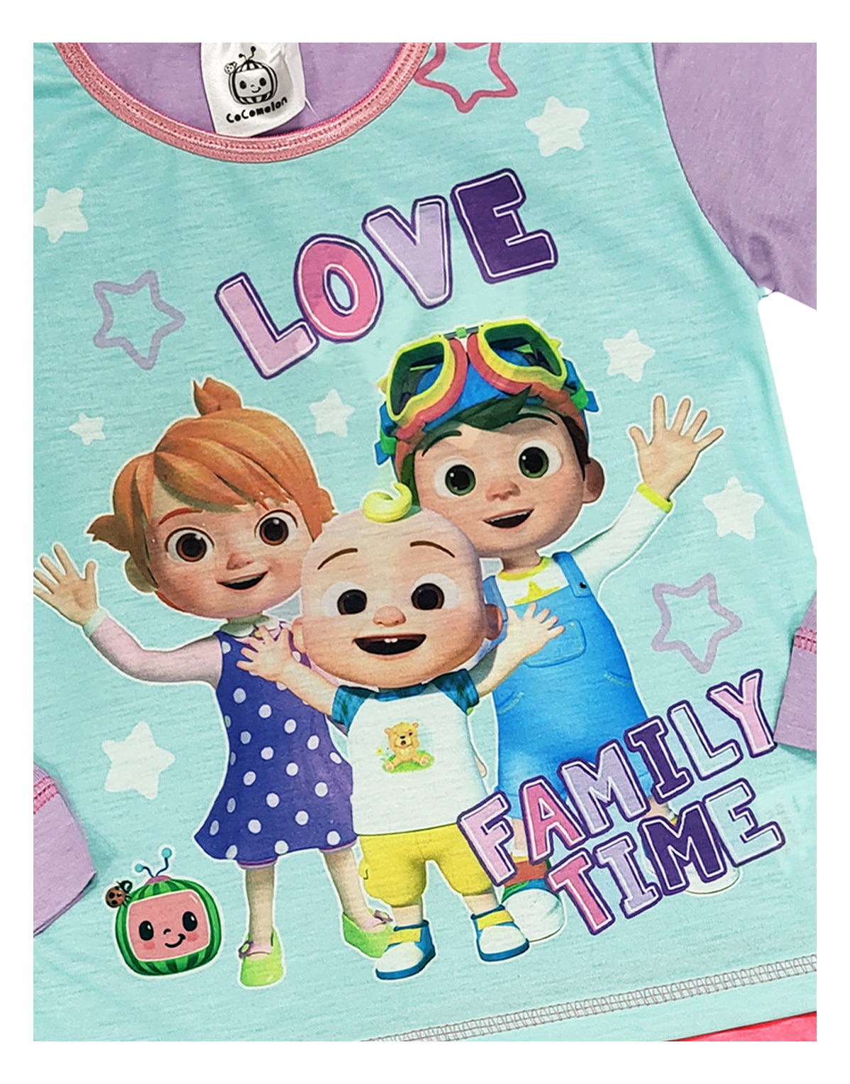 Girls Cocomelon Pyjamas - Family Time