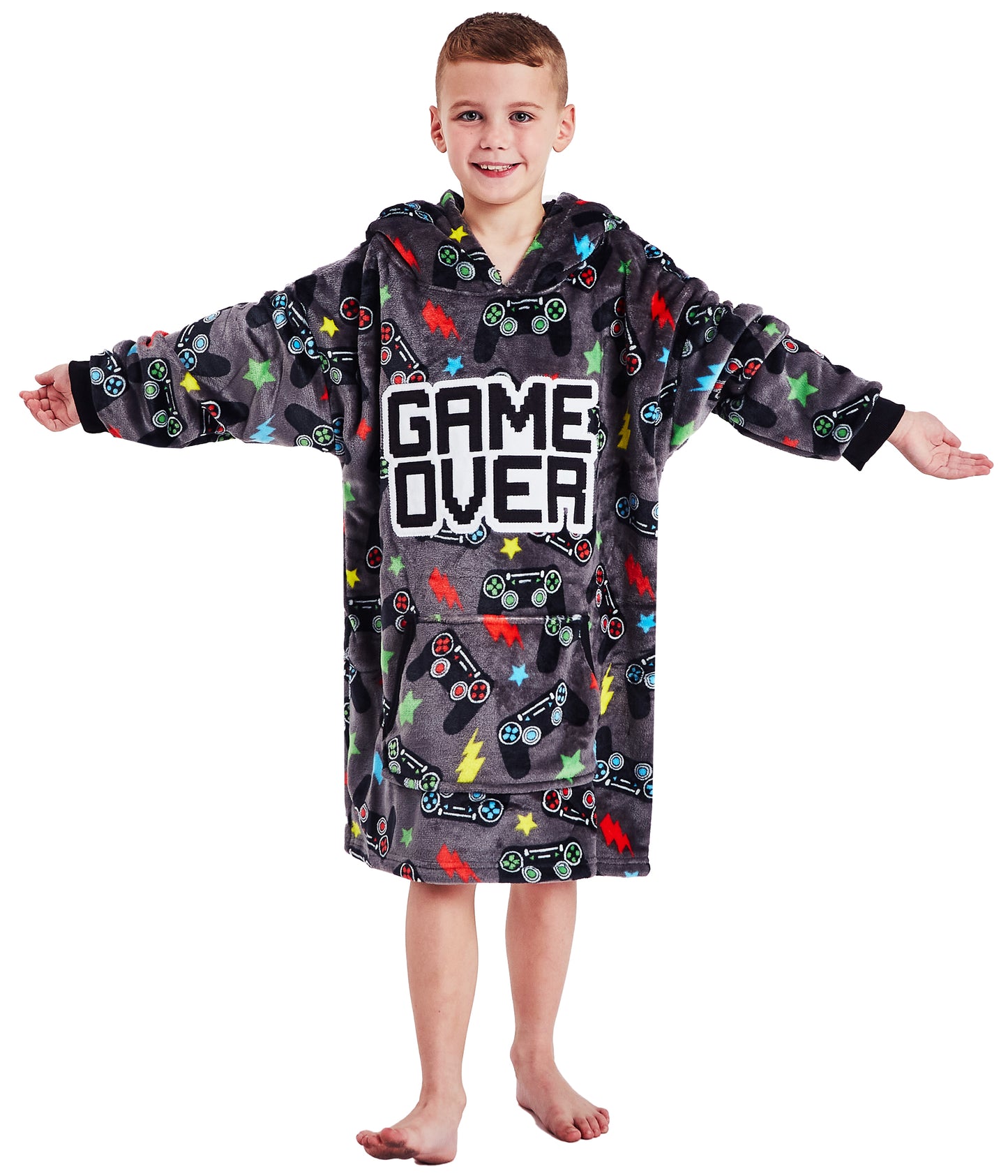 Gamer Oversized Hoodie & Pyjama Set - Game Over