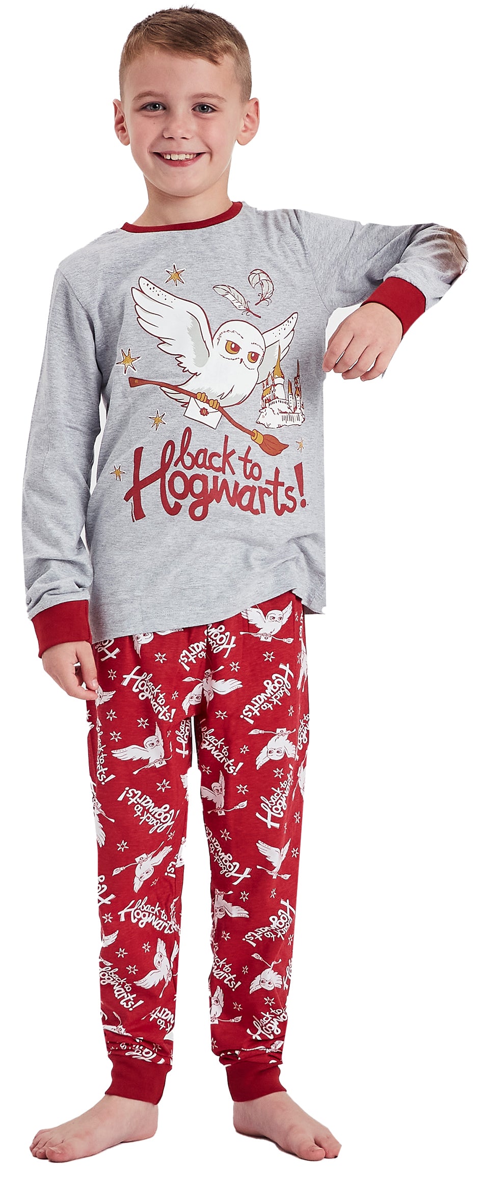 Childrens Harry Potter Oversized Hoodie & Pyjama Set Bundle - Back to Hogwarts