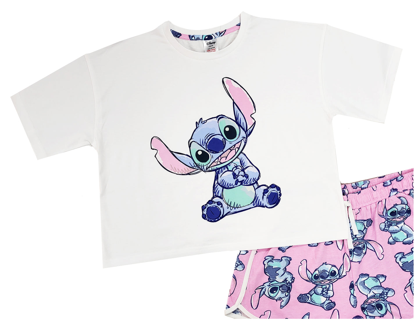 Ladies Disney Lilo & Stitch Short Pyjamas