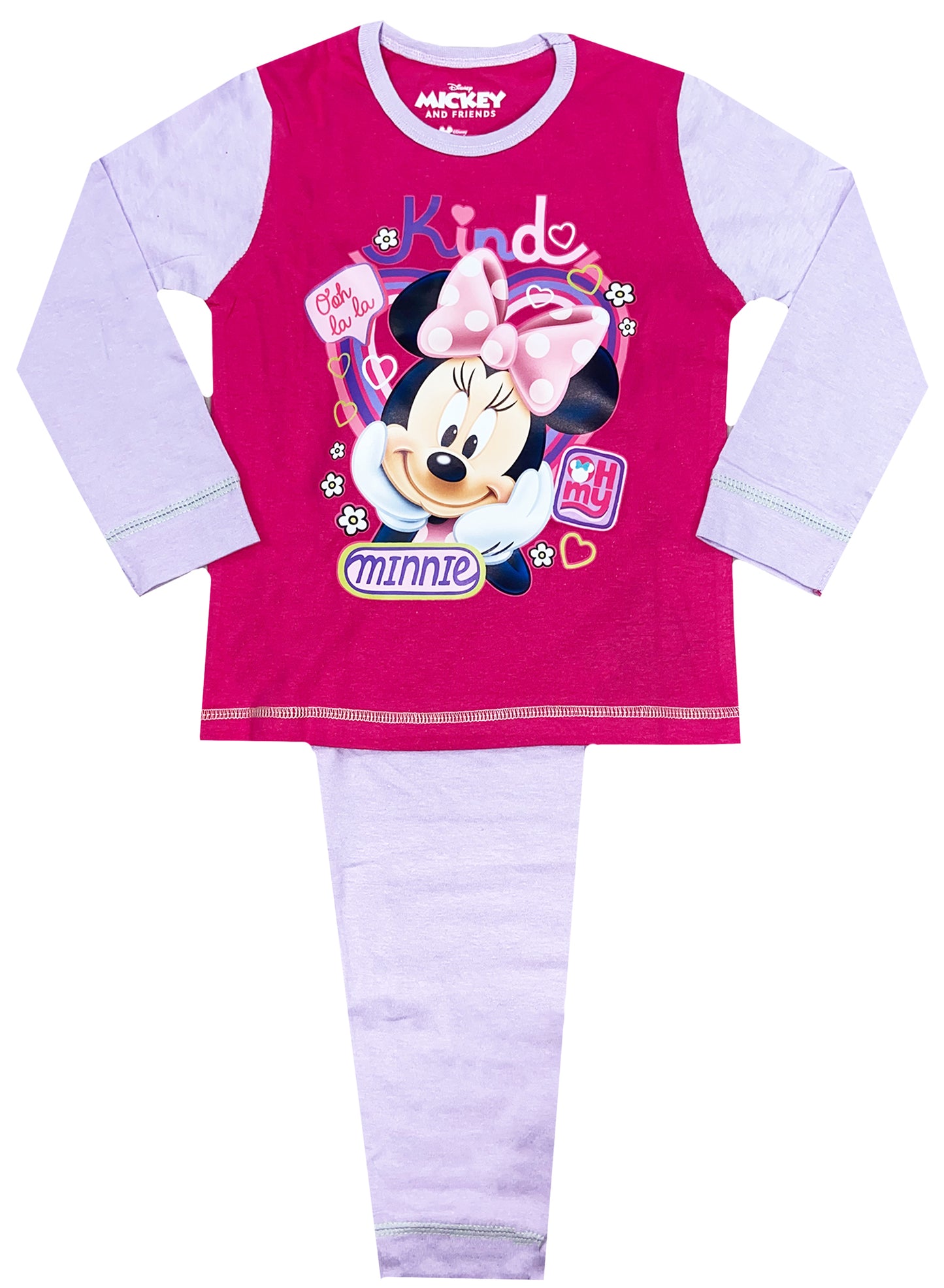 Girls Disney Minnie Mouse 'Kind' Pyjamas