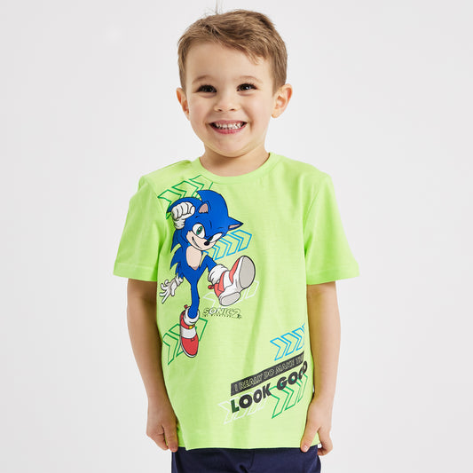 Boys Sonic Short Sleeved T Shirt