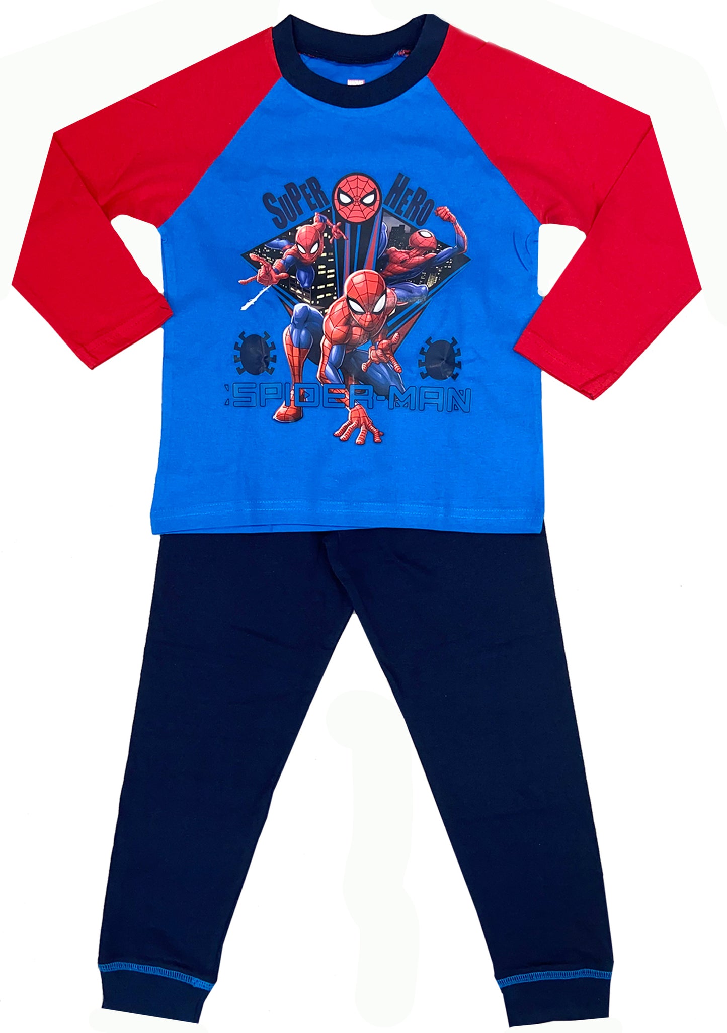 Boys Spiderman Character Pyjamas